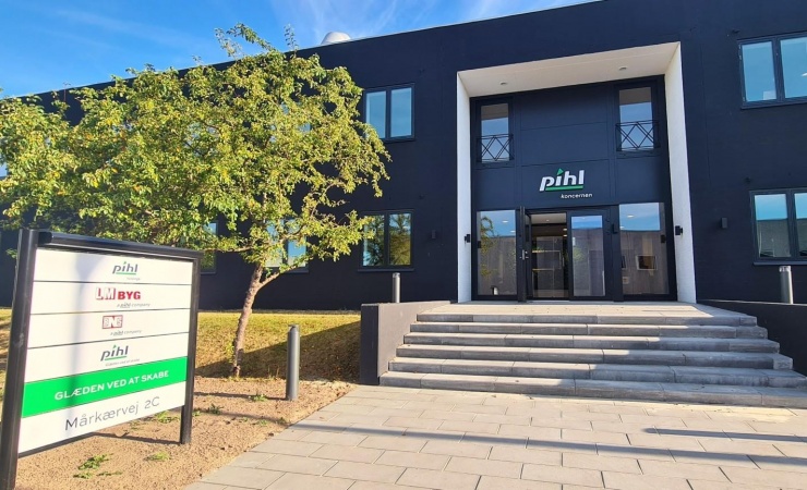 Pihl-selskaber flytter sammen i kollektivt hovedkontor