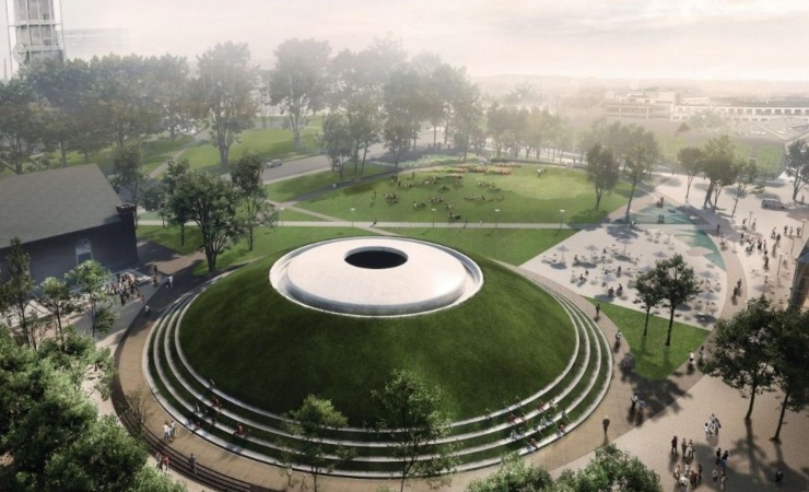 Ingeniørkunst i Aarhus: The Dome kom på plads på 14 dage