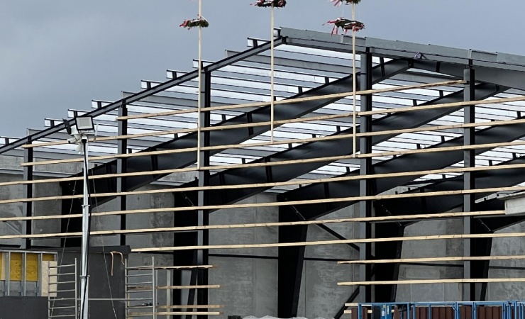 Fremgang: Bygmas byggecenter nr. 2 i Esbjerg står klar til januar