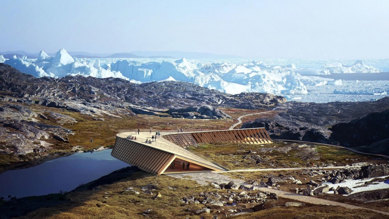 Isfjordscenter forsinket et år