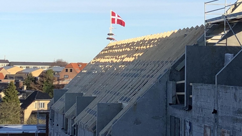 Rejsegilde på Trøjborg-byggeri