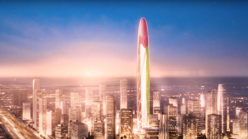 SOM præsenterer første visualisering af gigantisk Dubai-tårn
