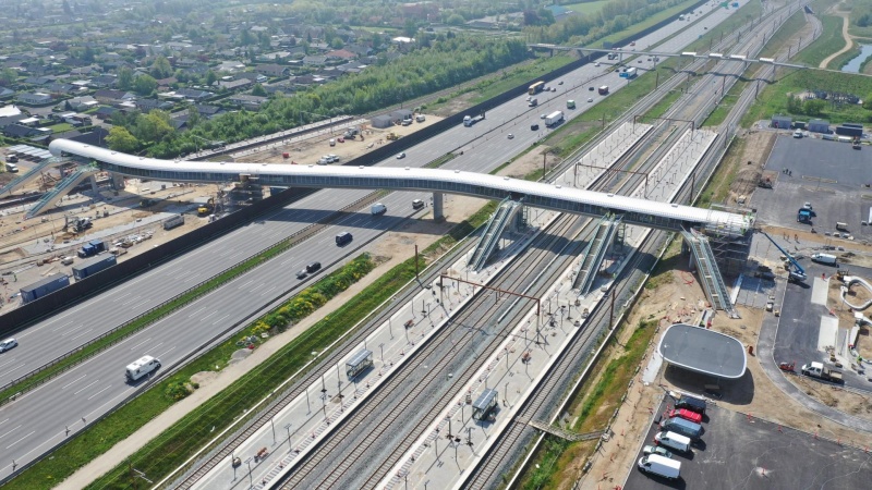 Højhastighedsbane med prisvindende broprojekter