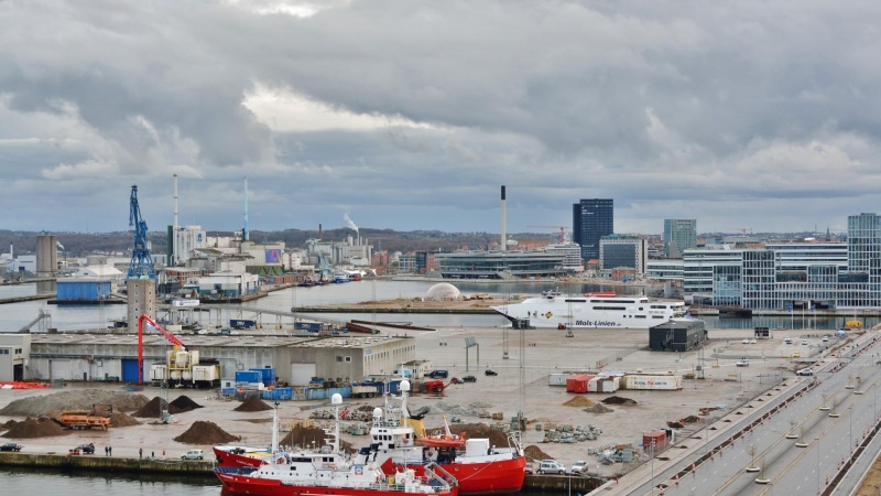 Gråkjær opfører råstofhaller på havnen i Aarhus