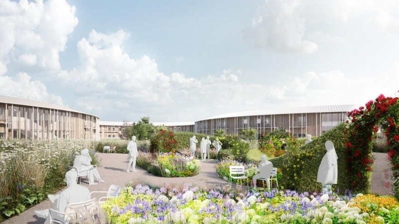 Anlægger helende haver for 8,7 mio. kr. på nyt hospital