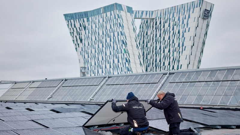 16.000 m2: Solceller dækker både taget og energiforbruget på Bella Center