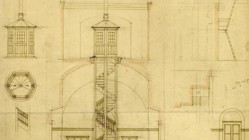 Vil genopføre rådhustårnets taghus i træ og glas - genbruger Nyrops originale tegninger