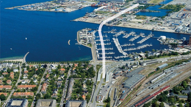 Nordhavnstunnelen: Havn fyldes med 400.000 tons sand