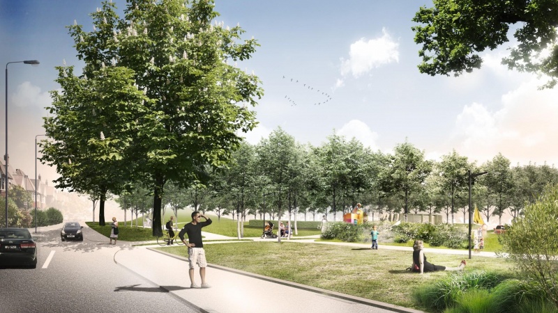 C.F. Møller tegner ny park i London