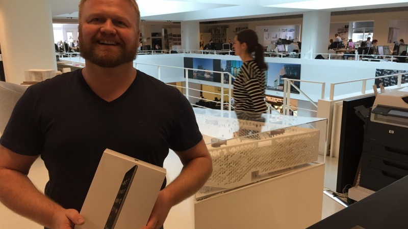 Bygningskonstruktør vandt Dagens Byggeri-iPad