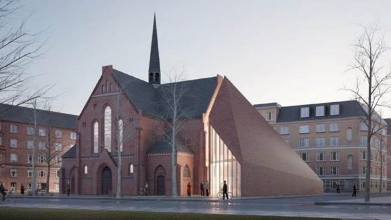 BIG skal stå for udvidelsen af Sct. Thomas Kirke i København