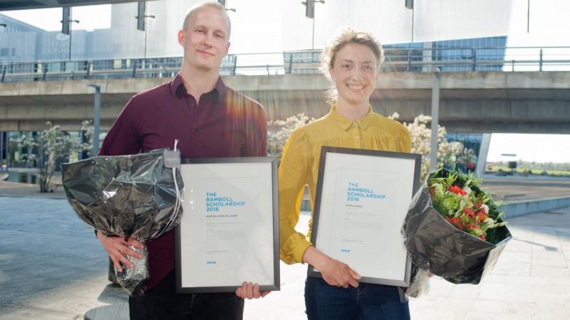 Fire ingeniørstuderende får Rambøll Legatet 2016