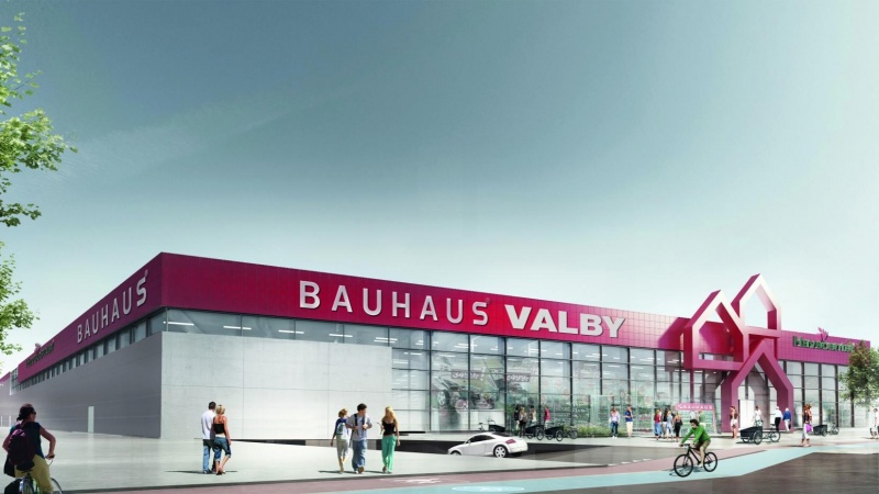 Bauhaus klar til åbning i Valby