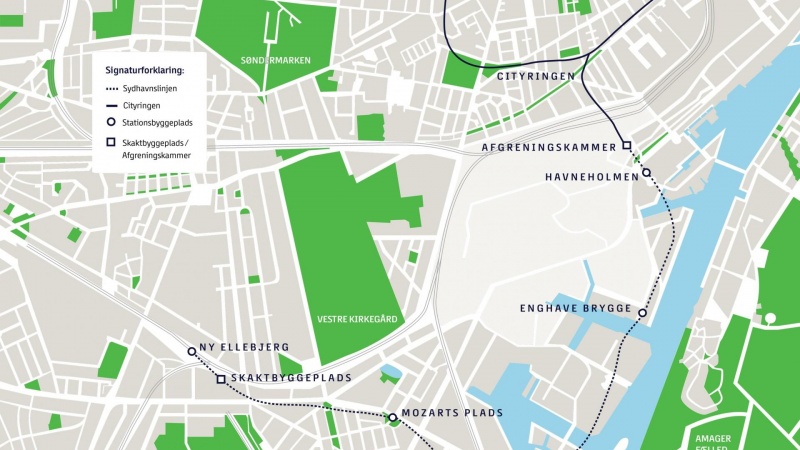 Fransk-tysk konsortium skal bygge Sydhavns nye metro