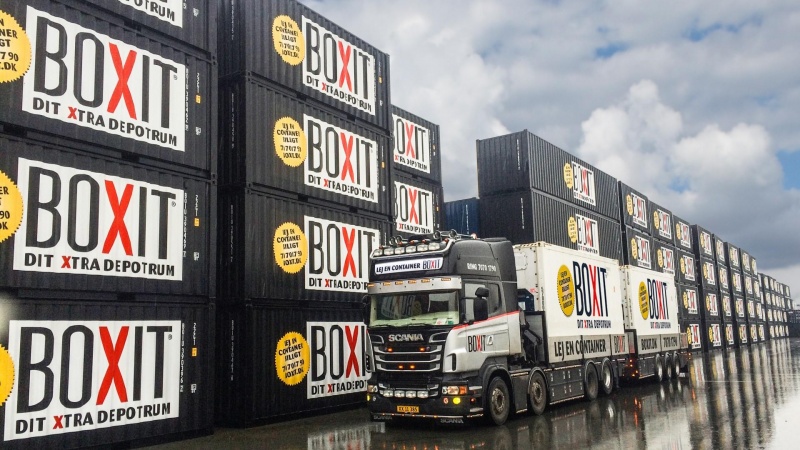 Nyt, stort containerdepot i BOXIT i Risskov